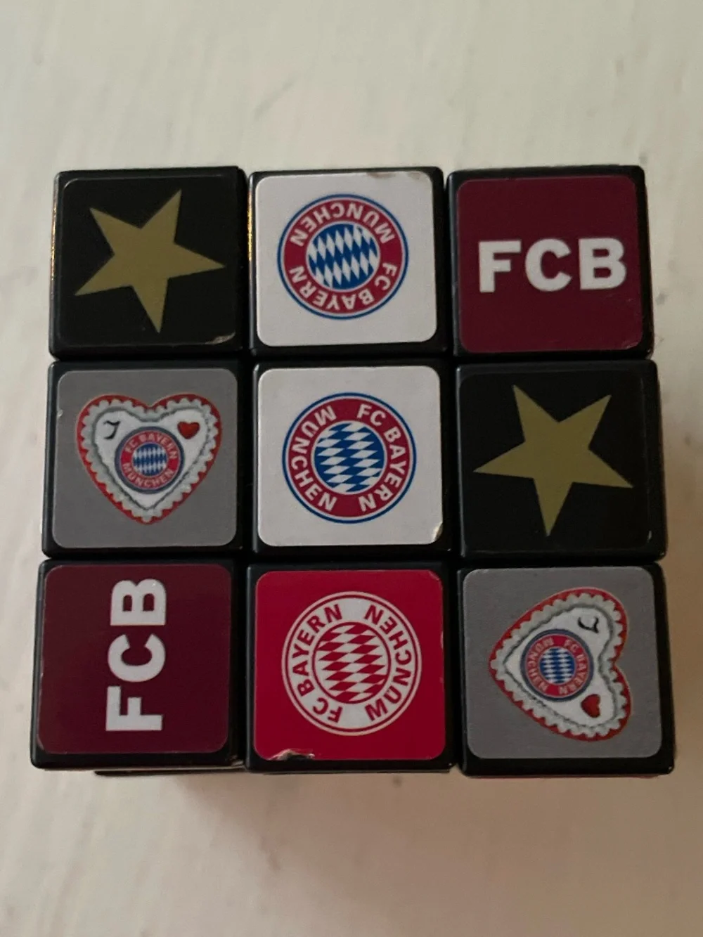 FC Bayern Munich Rubik's Cube - Memorabilia for Soccer/Football Fans